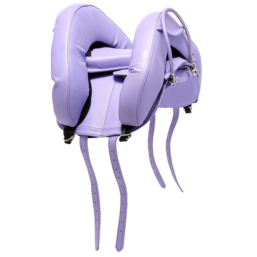 Fialové KOŽENÉ Inky Dinky Saddle® - NOVÉ - Oficiální