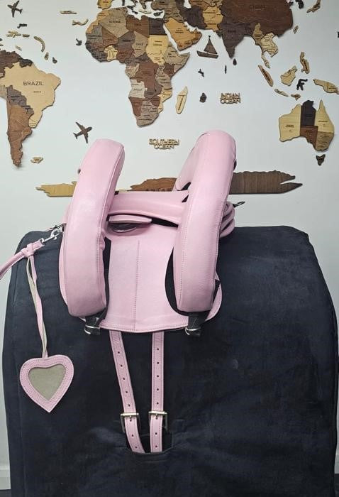 Růžové KOŽENÉ Inky Dinky Saddle® - NOVÉ - Oficiální