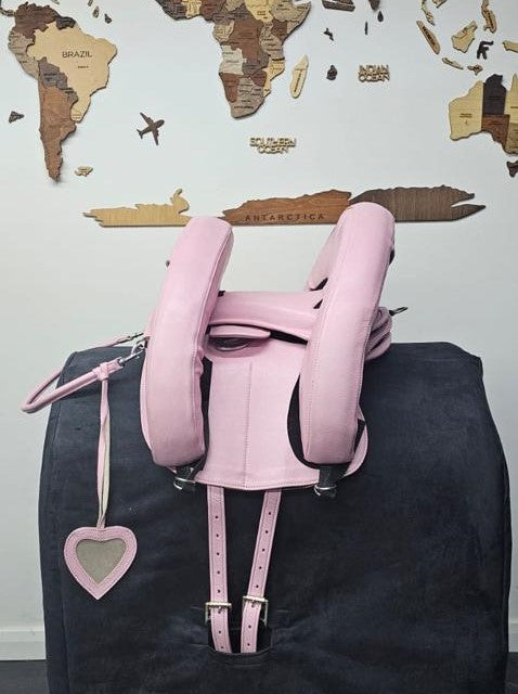Růžové KOŽENÉ Inky Dinky Saddle® - NOVÉ - Oficiální